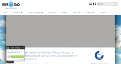 Desktop Screenshot of eurogas.nl